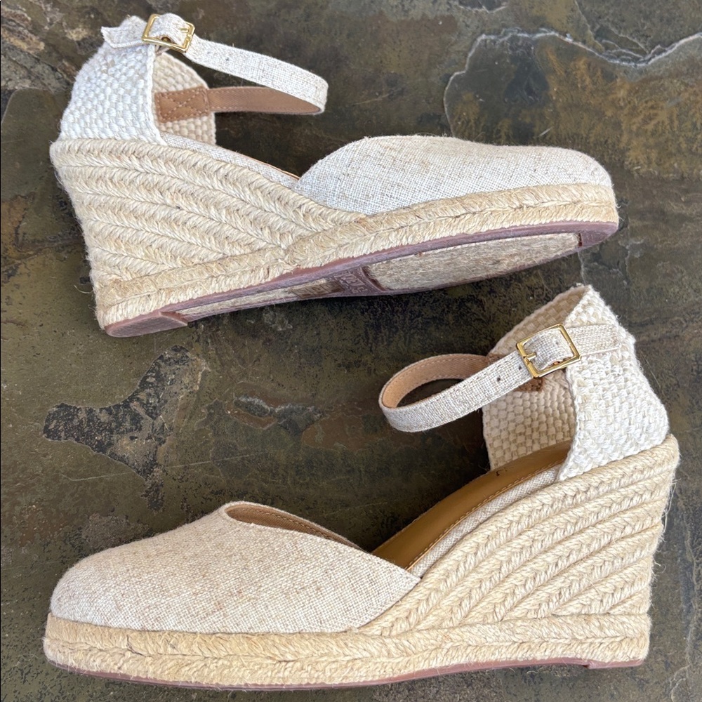 J. Crew Factory Ankle-Strap Espadrille Wedge - Picture 8 of 11